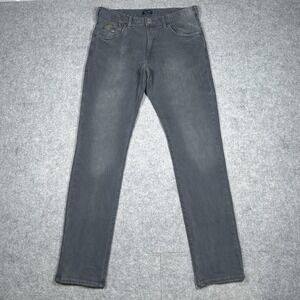 Armani‎ Jeans Jeans Mens Size 30x32 Charcoal Grey Comfort Fabric Pant Faded
